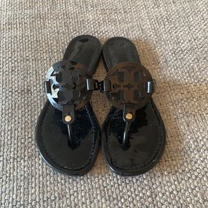 Tory Burch logo sandals